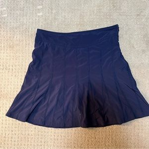 Athleta skort navy pleated